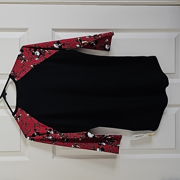 $FREE w/ Purchase: LuLa Roe Randy Baseball Tee w/ Disney Character 3/4 Sleeves - Picture 5 of 11